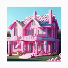 Barbie Dream House (843) Canvas Print