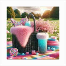 Lollipop Picnic Canvas Print