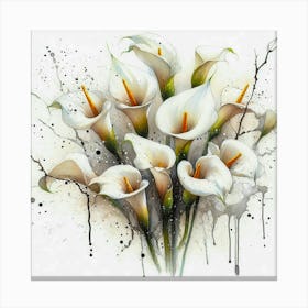 Calla Lilies Canvas Print