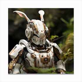 Rabbit the Robot Canvas Print