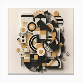 Abstract Geometric Design Canvas Print