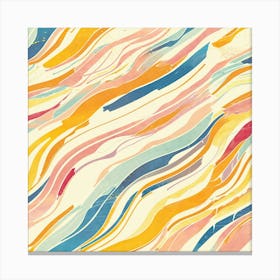 Abstract Watercolor Pattern Canvas Print