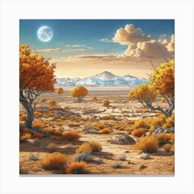 Desert Landscape 29 Canvas Print