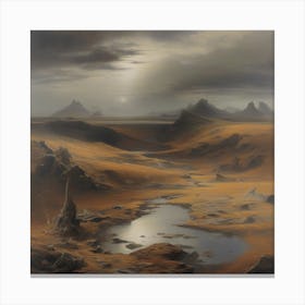 Moor stream Canvas Print