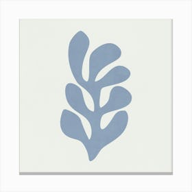 Matisse - Blue Leaf 02 Canvas Print