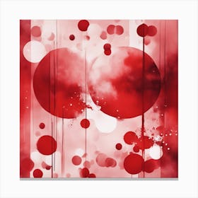 Abstract Minimalist Painting That Represents Duality, Mix Between Watercolor And Oil Paint, In Shade (23) Canvas Print