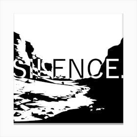 The silence Canvas Print