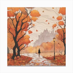 THE LONELINESS OF AUTUMN Canvas Print
