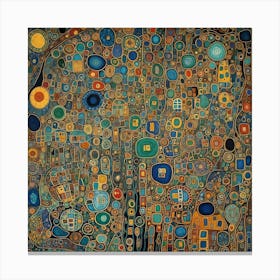 Klimt'S 'The Tree' Canvas Print