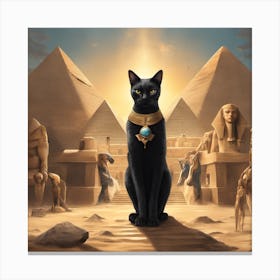 Egyptian Cat 5 Canvas Print