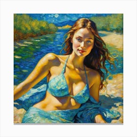 Mermaidcgh Canvas Print