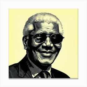 Nelson Mandela 2 Canvas Print