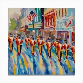 Fourth of July Marching Canvas Print