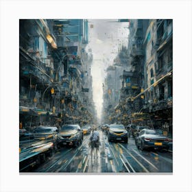 Futuristic City 161 Canvas Print