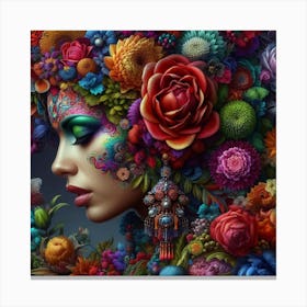 Dreams Among Petals Canvas Print