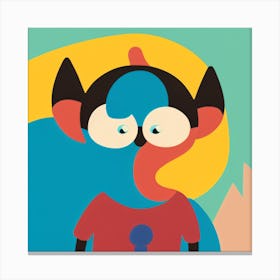 Cartoon Character 1 Canvas Print