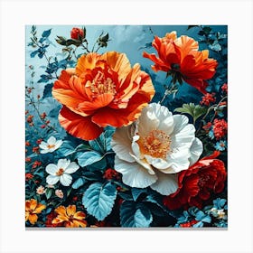 Blooming Beauties 01 Canvas Print