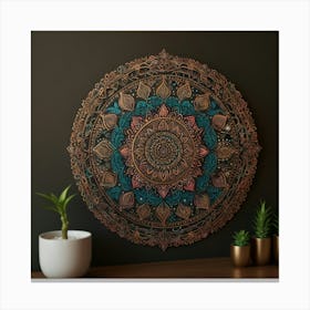 Default Mandala Trendy Wall Art For Mass Sell 3 Canvas Print