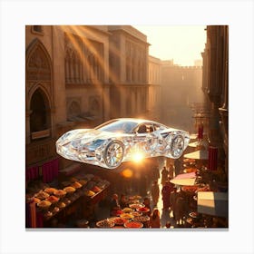 Crystal Car And A Souq Canvas Print