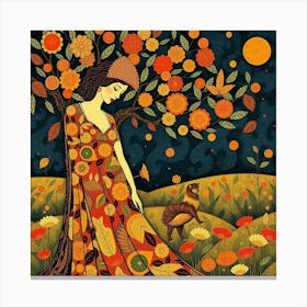 Gustav klimt art print 2 Canvas Print