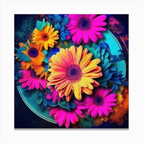 Colorful Flowers 5 Canvas Print