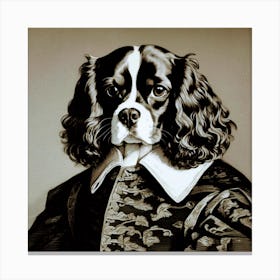 Handsome Dog Canvas Print
