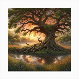 Tree Of Life 45 Canvas Print