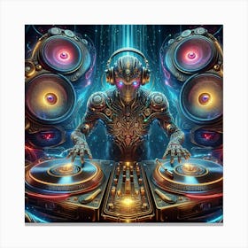 Dj Dj Canvas Print