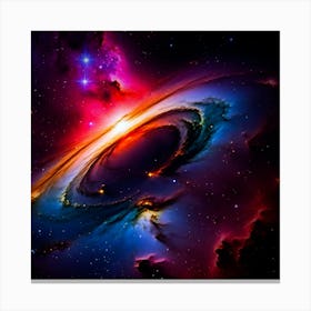 Galaxy In Space 6 Canvas Print