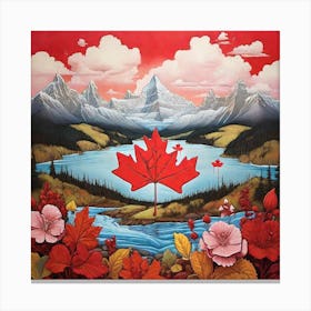 Canadian Maple Leaf Canvas Print