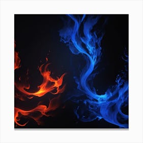 Fire Stock Videos & Royalty-Free Footage Canvas Print