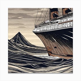 Titanic Canvas Print Canvas Print