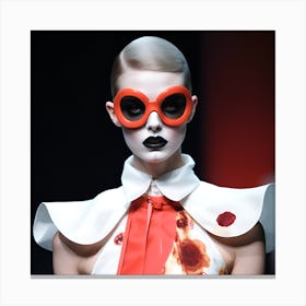 f Zombie Haute Couture Canvas Print