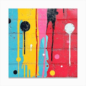 Graffiti Wall Art 9 Canvas Print