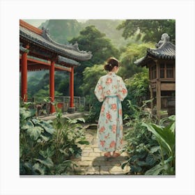 Chinese Woman 4 Canvas Print