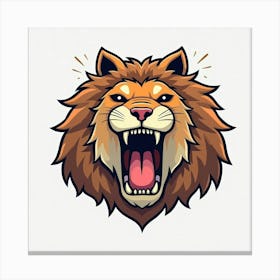 Lion Head Canvas Print