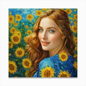 Sunflowersvh Canvas Print