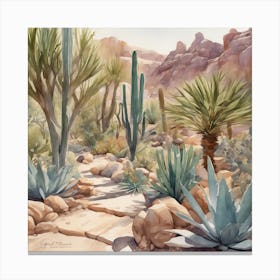 Cactus Garden Canvas Print