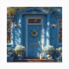 Blue Door Canvas Print