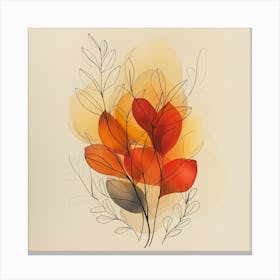 Autumn Leaves Canvas Print