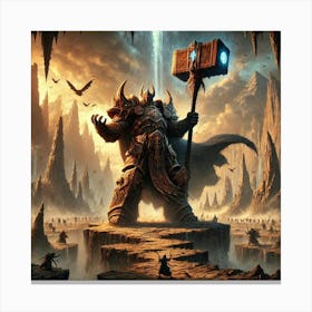 General Torvag Lithen Mantle Strength Canvas Print