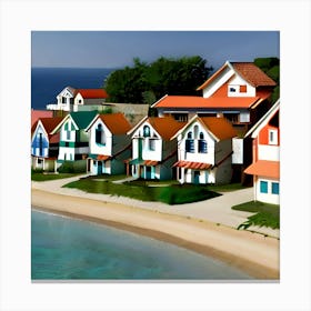 House On The Beach 1 Canvas Print