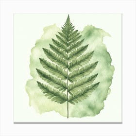 Fern Leaf Canvas Print