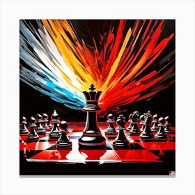 Chess Pieces 2 Canvas Print