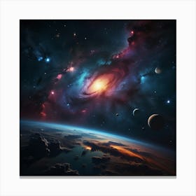 Unique Art Design Pictures Of Space 3 Canvas Print