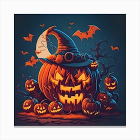 Halloween Pumpkin 3 Canvas Print