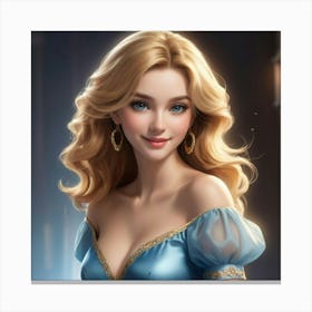 Cinderella 138 Canvas Print