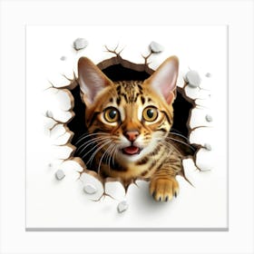 Bengal Cat 4 Canvas Print