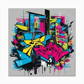 Graffiti Art 4 Canvas Print