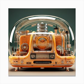 Radio In A Box Canvas Print